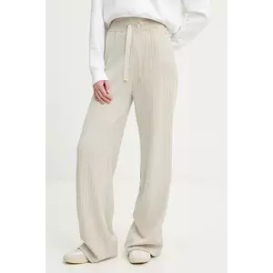 Colmar pantaloni culoarea bej, lat, high waist, 9257.9ZX imagine