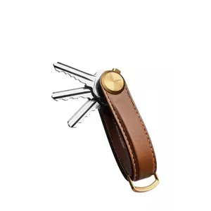 Orbitkey husă pentru chei Pro Leather 9, 3 cm culoarea maro imagine