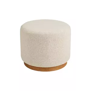 House Nordic scaun de puf Daisy 50 x 41 cm culoarea bej imagine