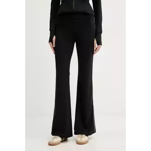MICHAEL Michael Kors pantaloni culoarea negru, evazați, high waist, MF530W51RE imagine