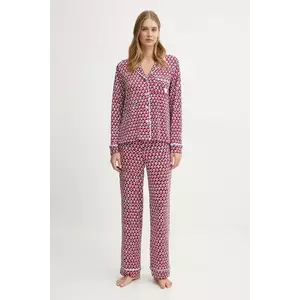 Dkny pijama culoarea rosu, YI90083 imagine