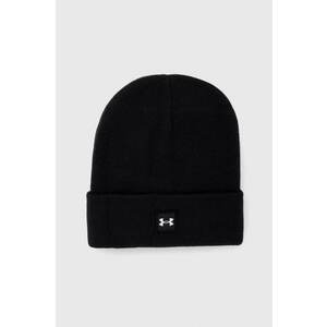 Under Armour căciulă culoarea negru, din tricot gros, 1373155 imagine