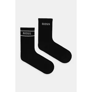 BOSS șosete 2-pack culoarea negru, 50546426 imagine
