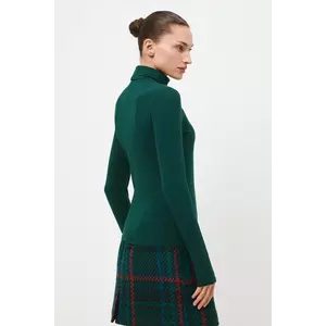 Medicine longsleeve culoarea negru, cu guler imagine