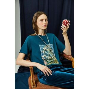 Medicine tricou din bumbac culoarea verde imagine