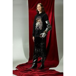 Medicine tricou din bumbac culoarea negru imagine