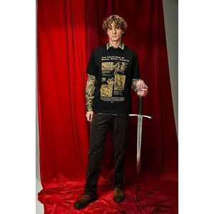 Medicine tricou din bumbac culoarea negru, cu imprimeu imagine