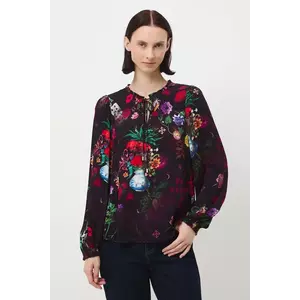 Medicine bluza culoarea bordo, modelator imagine