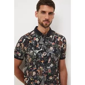 Medicine tricou polo culoarea negru, modelator imagine