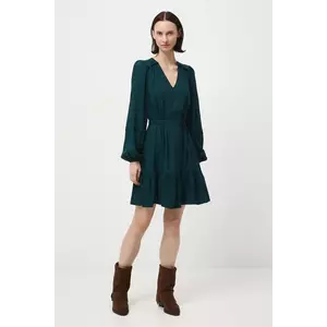 Medicine rochie culoarea verde, mini, evazati imagine