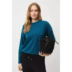 Medicine longsleeve culoarea turcoaz imagine