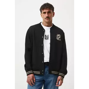 Medicine bluza culoarea negru, cu imprimeu imagine