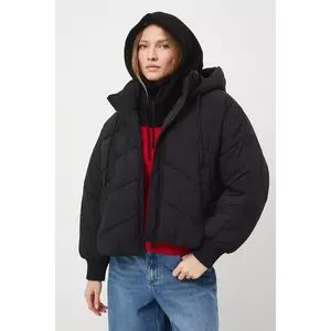 Medicine geaca culoarea negru, de iarna, oversize imagine