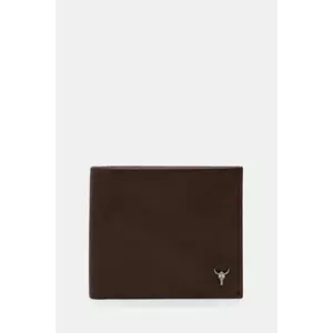 Medicine portofel de piele culoarea maro imagine