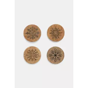 Medicine suport de pahar pentru ceașcă 4-pack culoarea maro imagine