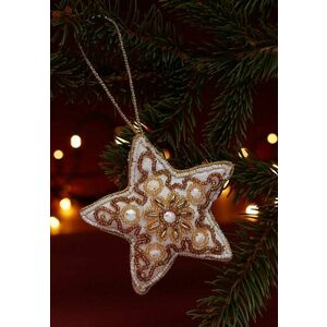 Medicine ornament pentru pomul de crăciun culoarea alb imagine