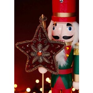 Medicine ornament pentru pomul de crăciun culoarea bordo imagine