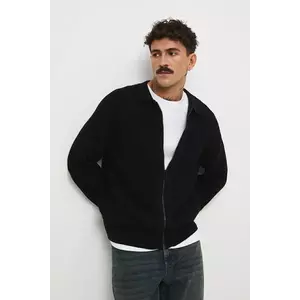 Medicine cardigan din bumbac culoarea negru imagine