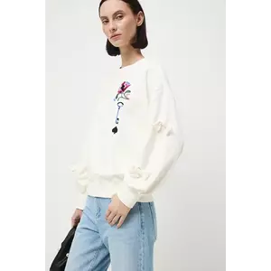 Medicine bluza culoarea bej, cu imprimeu imagine