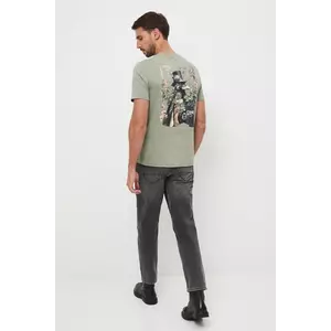 Medicine tricou din bumbac culoarea verde, cu imprimeu imagine