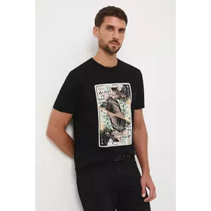 Medicine tricou din bumbac culoarea negru, cu imprimeu imagine