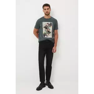 Medicine tricou din bumbac culoarea verde, cu imprimeu imagine