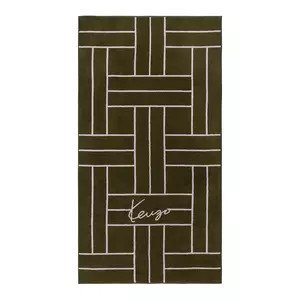 Kenzo prosop de plajă K TATAMI Kaki 90 x 170 cm culoarea verde imagine