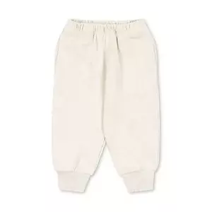 Konges Sløjd pantaloni de trening din bumbac pentru copii LOUPY LOU SWEAT PANTS OCS culoarea gri, melanj, KS104349 imagine