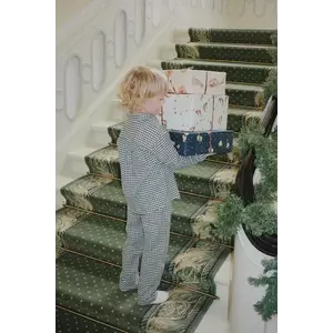 Konges Sløjd pantaloni de bumbac pentru copii FORET PANTS GOTS cu model, KS104195 imagine