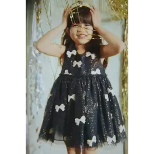 Konges Sløjd rochie fete YVONNE DRESS culoarea bleumarin, mini, evazati, KS104470 imagine