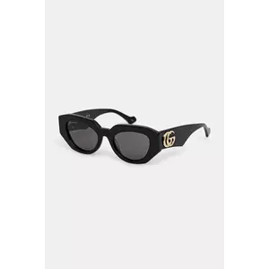 Gucci ochelari de soare culoarea negru, GG1421S imagine