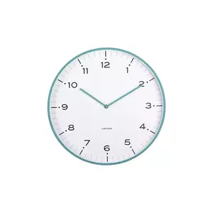 Karlsson ceas de perete Circus Rings 40 cm culoarea turcoaz imagine