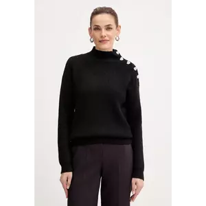 Morgan pulover din amestec de lână MSTORI culoarea gri, cu turtleneck, MSTORI imagine