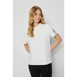 Bizuu tricou din bumbac TISHAM culoarea bej, TISHAM KREMOWY imagine