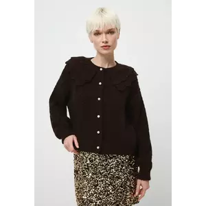 Medicine cardigan culoarea maro imagine