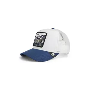 Goorin Bros șapcă de baseball din amestec de bumbac Toxic Trucker culoarea alb, 101-2585 imagine