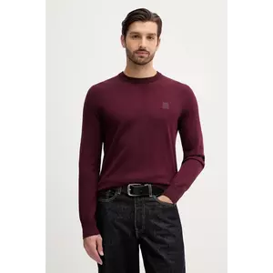 BOSS Orange pulover din amestec de lână culoarea bleumarin, light, 50527583 imagine