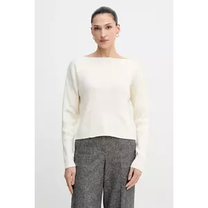 Sisley pulover din amestec de lână culoarea bej, 1KHTL106J imagine