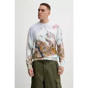 Vans pulover de bumbac Premium Classics LX Printed Knit Sweater light, VN000HMFWHT1 imagine