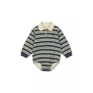 Konges Sløjd body din bumbac pentru bebeluși SPOTTY LS ROMPER GOTS KS104431 imagine