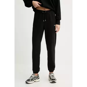 Dkny pantaloni de trening LOGO TERRY culoarea negru, uni, DP5P3632 imagine