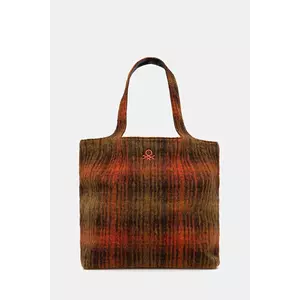 United Colors of Benetton poșetă cu două fețe culoarea maro, 6I4BDY08N imagine