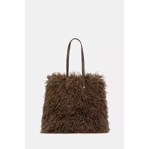 United Colors of Benetton geantă culoarea maro, 62P0DY08R imagine