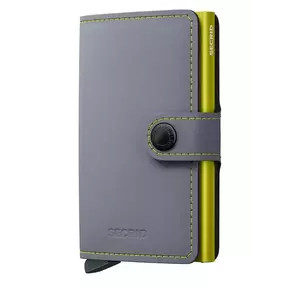 Secrid portofel de piele MATTE culoarea negru imagine