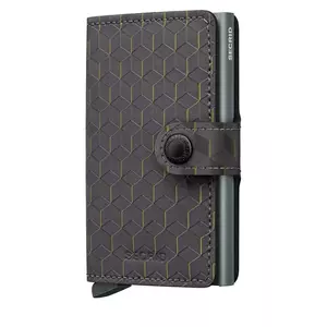 Secrid portofel OPTICAL culoarea negru, Portfel Secrid Miniwallet Optical MOP-BLACK-TITANIUM imagine