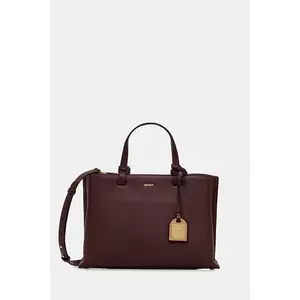 Dkny geantă de piele culoarea bej, R44D1I53 imagine