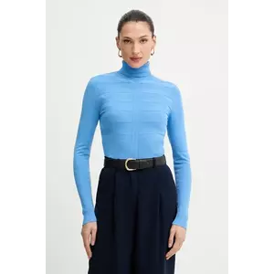 Morgan pulover MENTOS.M culoarea gri, cu guler, MENTOS.M imagine