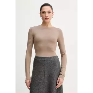 La Mania longsleeve MILO culoarea gri, LM.MILO imagine