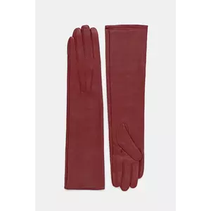 Answear.LAB manusi de piele culoarea bordo imagine