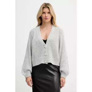 Haveone cardigan din amestec de lână culoarea gri, light, JIT-P021 imagine